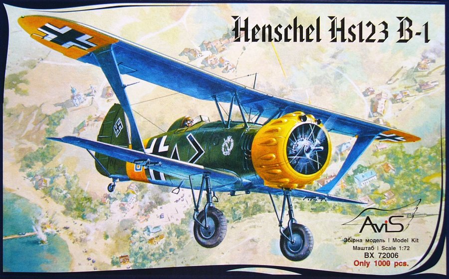 1/72 Henschel Hs123 B-1