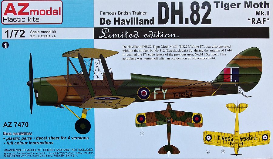 1/72 DH.82 Tiger Moth Mk.II (RAF)