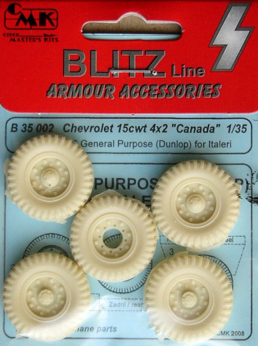 1/35 Chevrolet 15cwt 4x2 wheels General (DUNLOP)