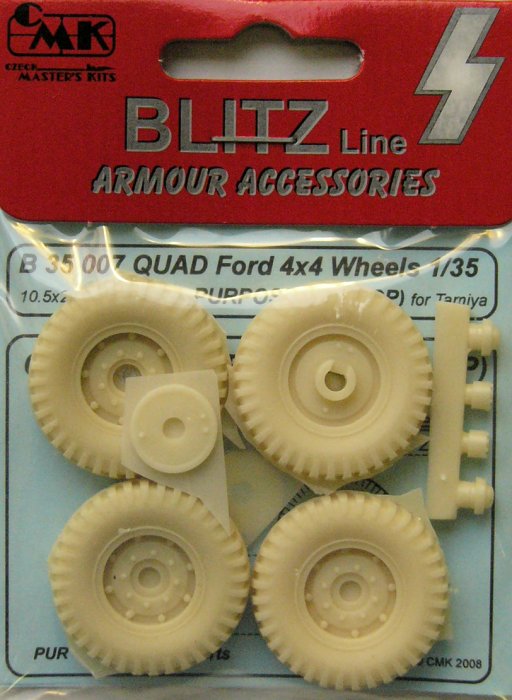 1/35 Quad Ford 4x4 wheels General Purpose (DUNLOP)