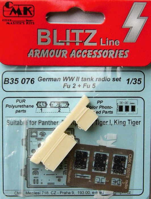 1/35 German Tank Radio Set Fu 2+Fu 5 WWII (2 pcs.)