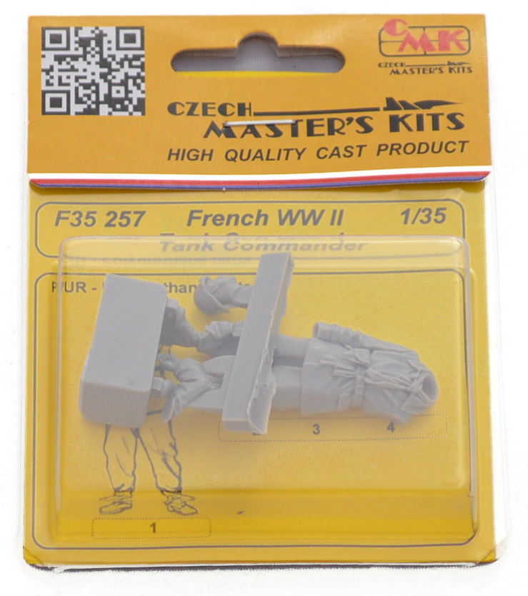 1/35 French Tank Commander WWII (1 fig.)