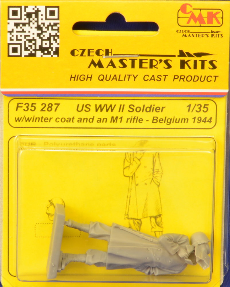 1/35 US Soldier WWII w/ winter coat (Belgium 1944)