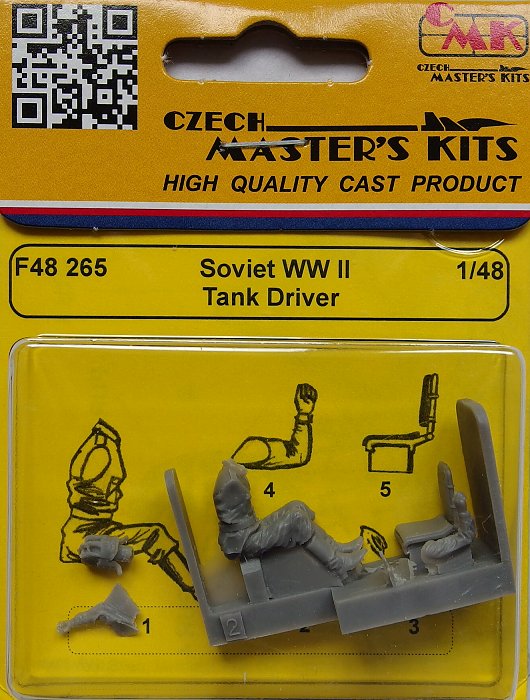 1/48 Soviet WWII Tank Driver (1 fig.)