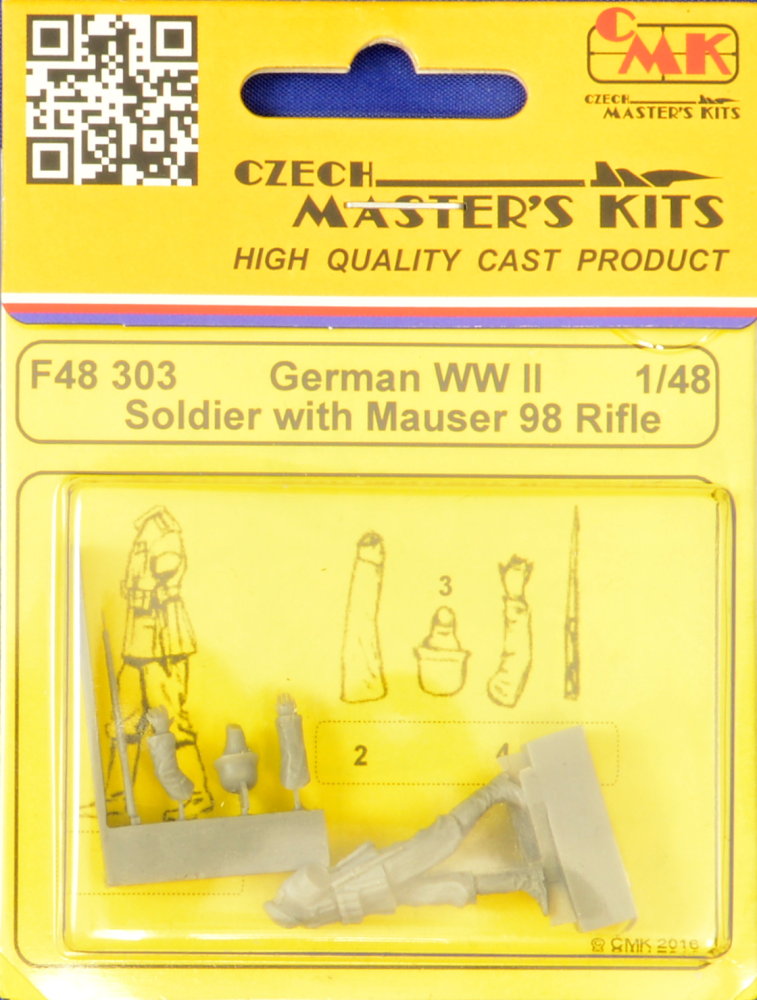 1/48 German WWII Soldier w/ Mauser 98 (1 fig.)