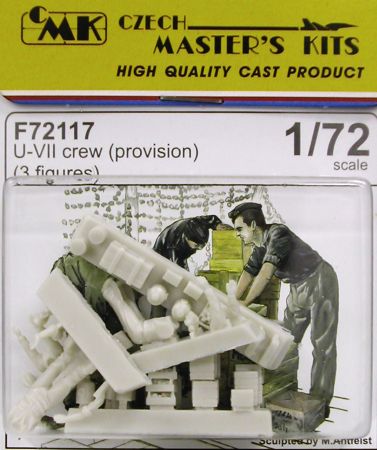 1/72 U-VII crew provision (3fig.)