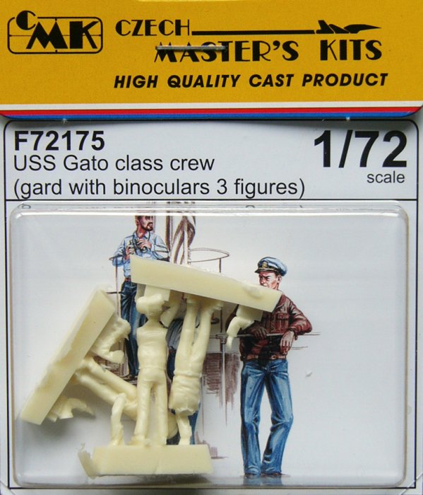 1/72 USS Gato class crew with binoculars (3pcs.)