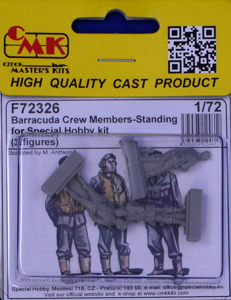 1/72 Barracuda Crew Members Standing (3 fig.)