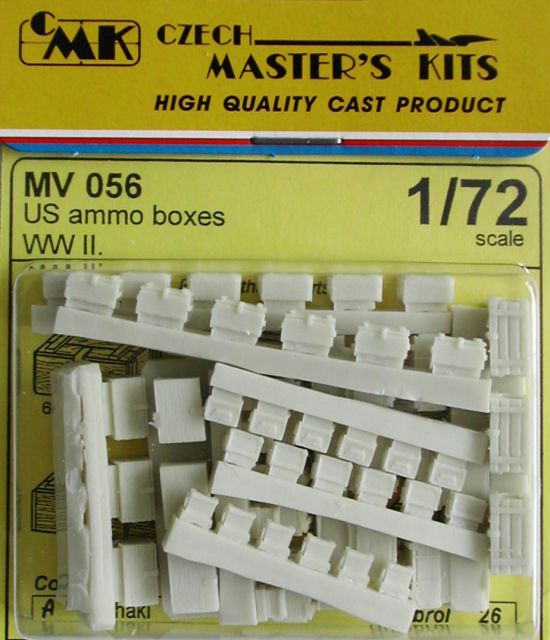 1/72 US ammo boxes WW II