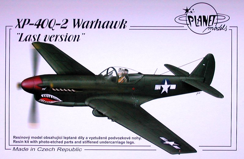 1/48 XP 40Q-2  Warhawk (Last Version)