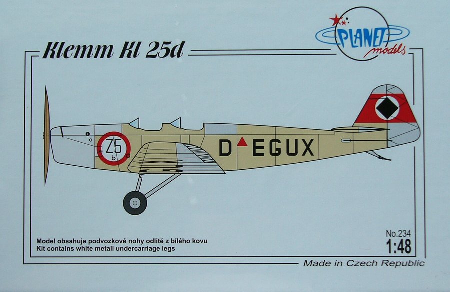 1/48 Klemm Kl 25d