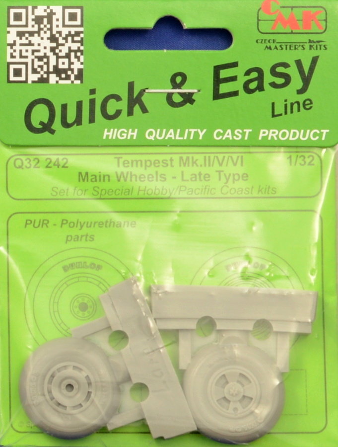 1/32 Tempest Mk.II/V/VI Main wheels late (SP.HOB.)