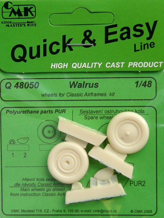 1/48 Walrus - wheels (CLAS.AIRFRAMES)