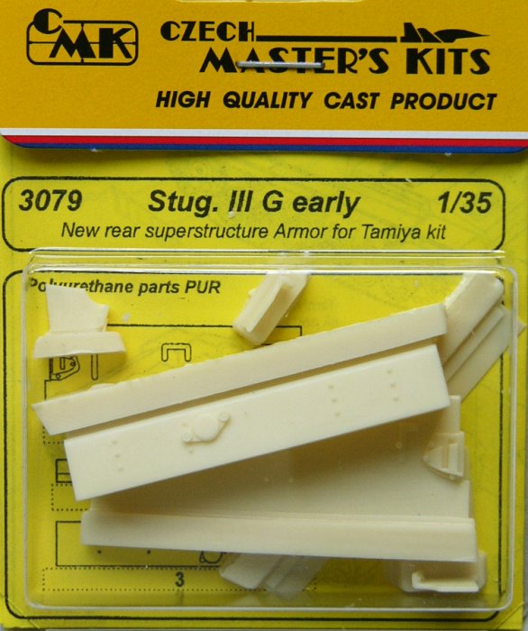 1/35 StuG.III early vers.- New rear superstr.armor