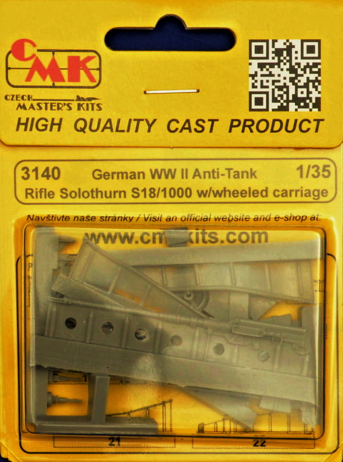 1/35 S18/1000 German WW2 Anti-Tank Rifle Solothurn