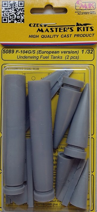 1/32 F-104G/S (Europ.vers.) Underwing Fuel Tanks