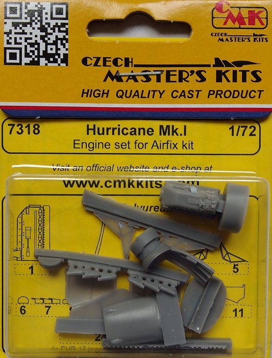 1/72 Hurricane Mk.I Engine set (AIRFIX)