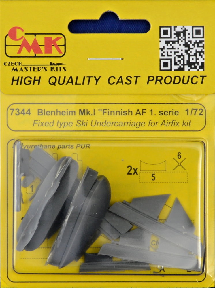 1/72 Blenheim Mk.I Ski Undercarriage set (AIRFIX)