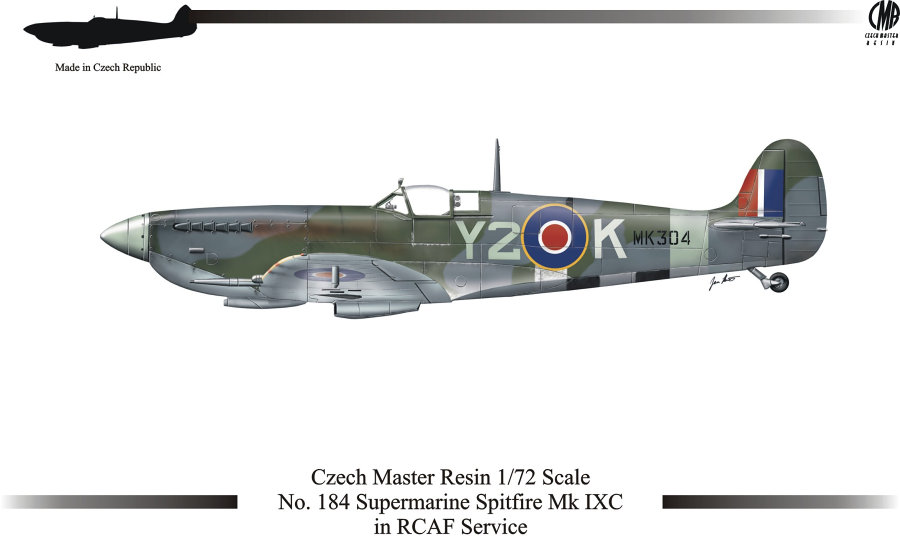 1/72 Spitfire Mk.IXC in RCAF Service