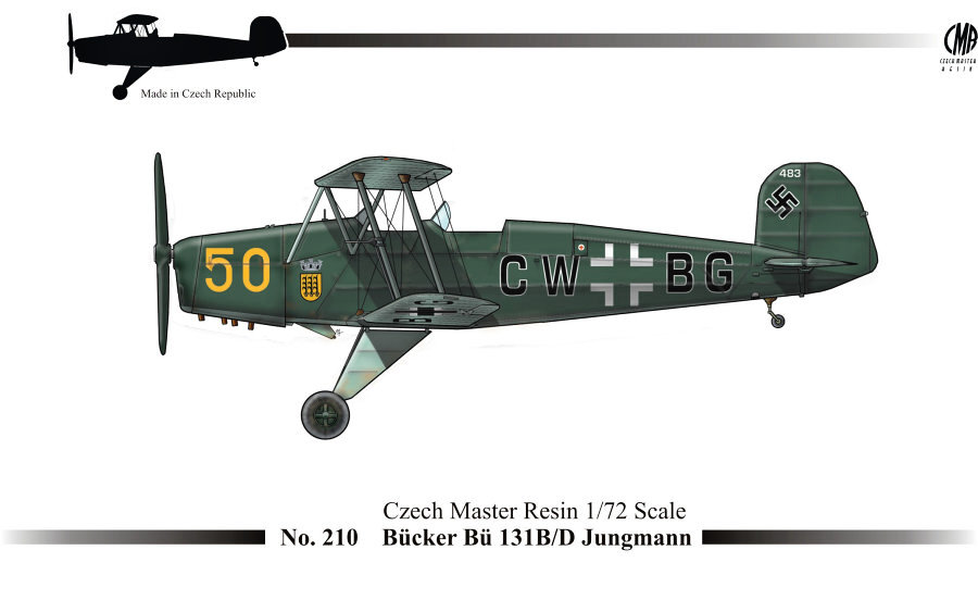 1/72 Bücker Bü 131B/D Jungmann