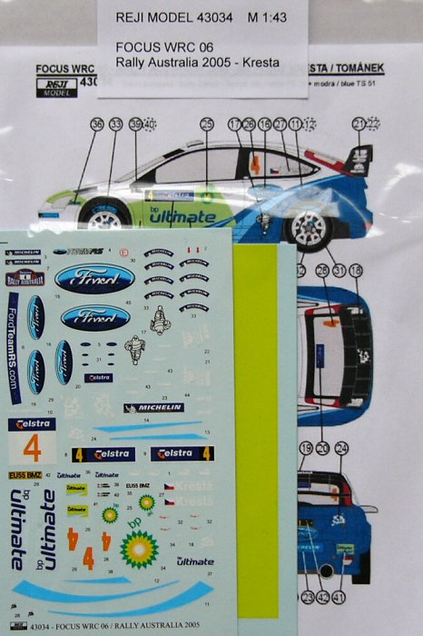 1/43 Focus WRC 06 Rally Australia 2005 (Kresta)