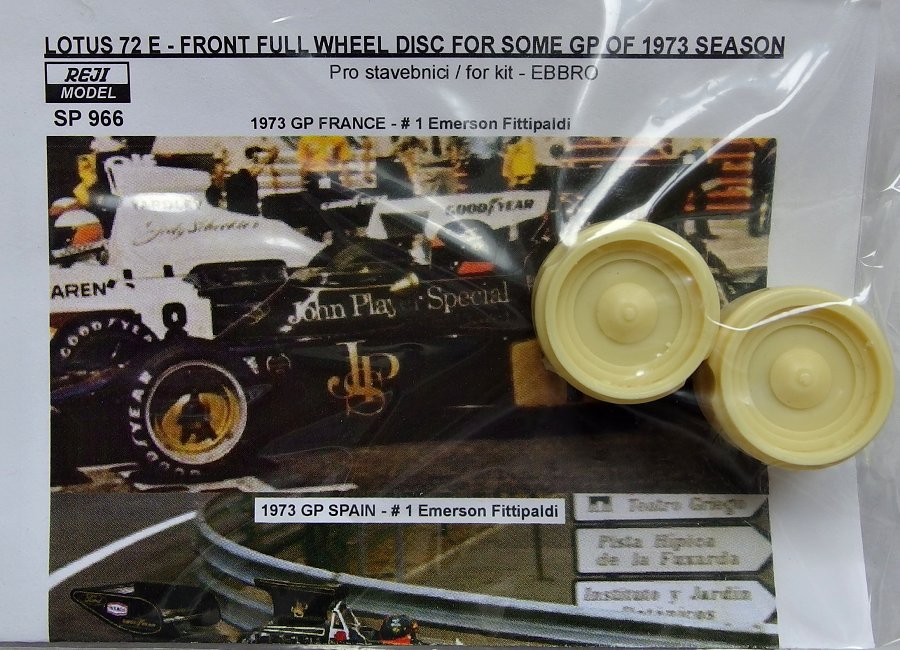 1/20 Lotus 72E 1973 GP Sweden - front full wheels