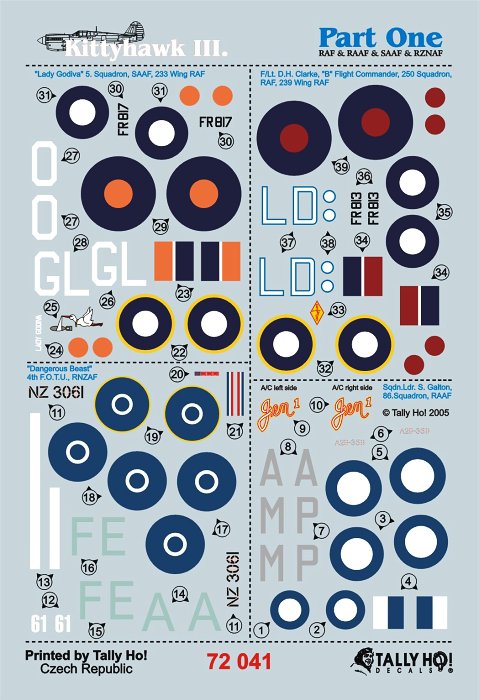 1/72 Curtiss Kittyhawk III - Part One