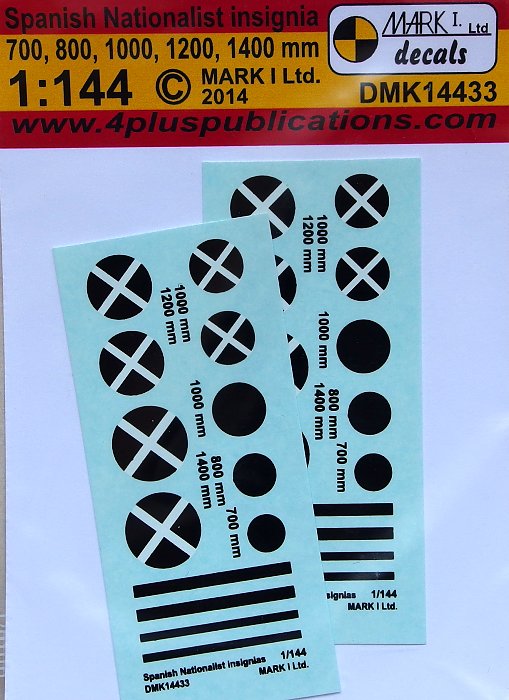 1/144 Decals Spanish Nationalist insignia (2 sets)