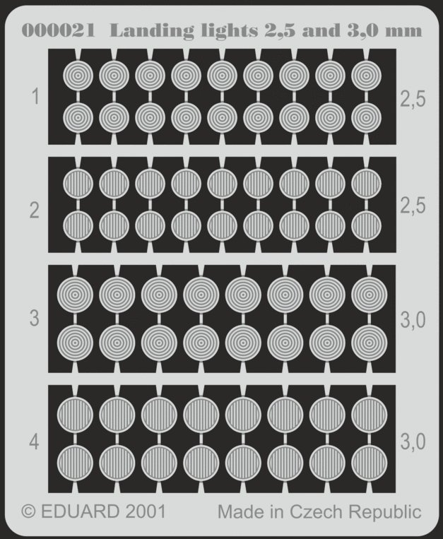 Landing Lights 2.5&3mm