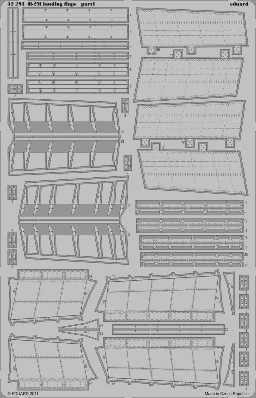 SET Il-2m landing flaps (HOBBYB)