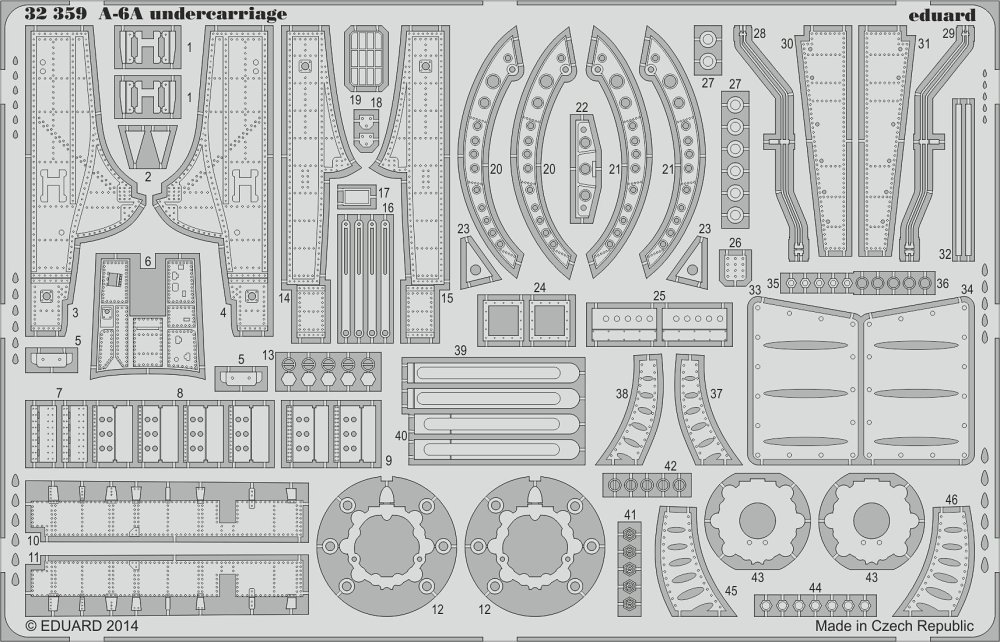 SET A-6A undercarriage (TRUMP)