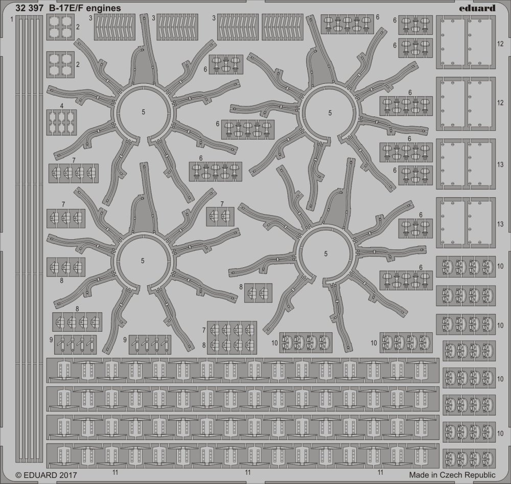 SET B-17E/F engines (HKM)