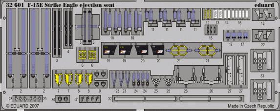 SET F-15E Strike Eagle ejection seat  (TAM)