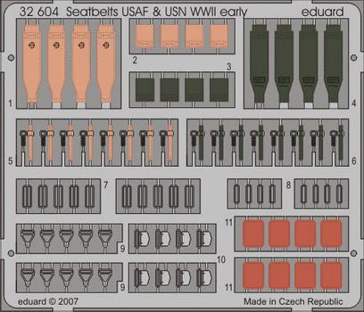 SET Seatbelts USAF & USN WWII early