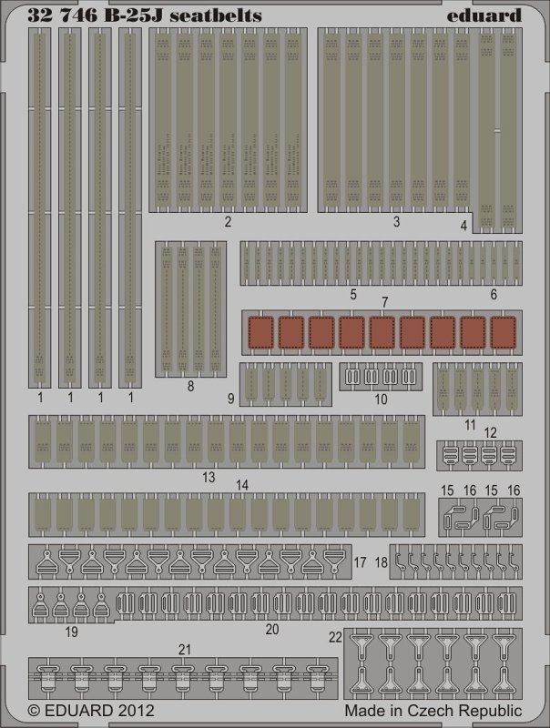 SET B-25J seatbelts (HK MOD)