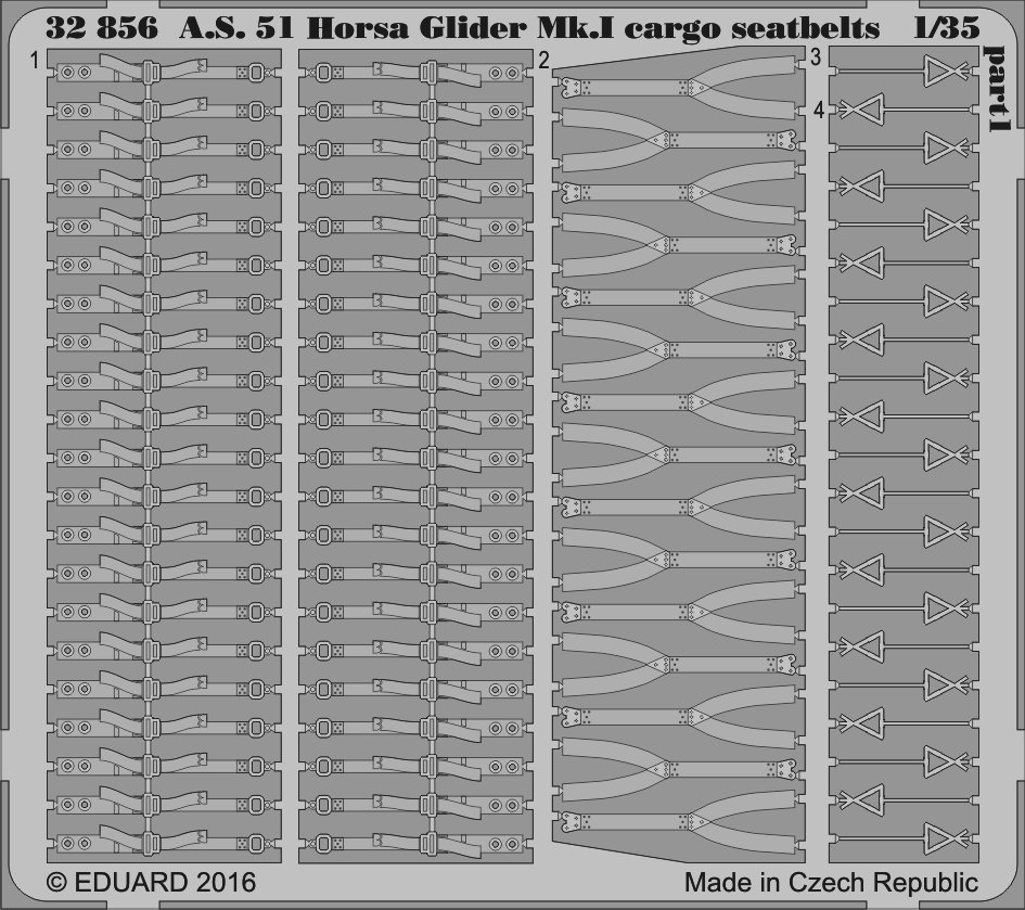 SET A.S.51 Horsa Glider Mk.I cargo seatb. (BRONCO)