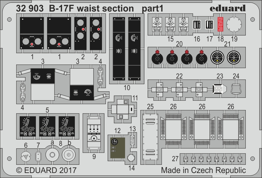 SET B-17F waist section (HKM)