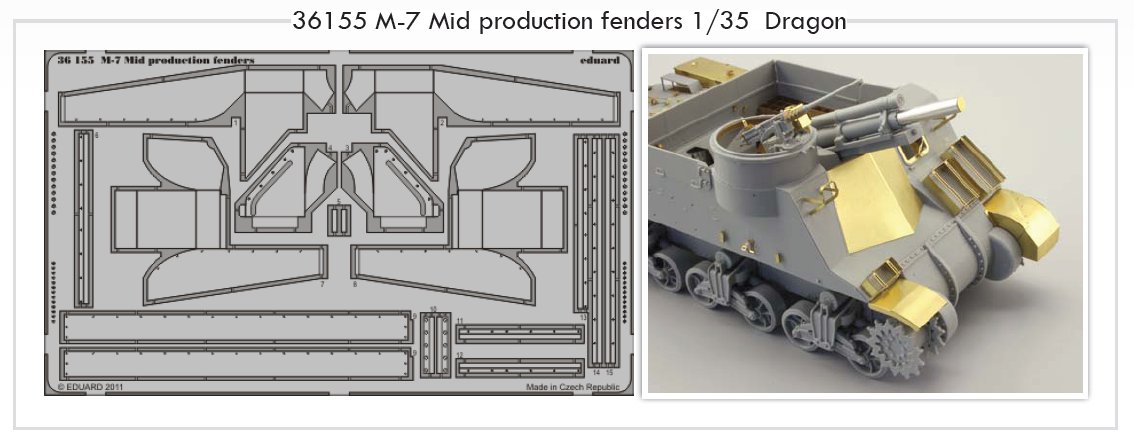 SET M-7 Mid production fenders (DRAG)