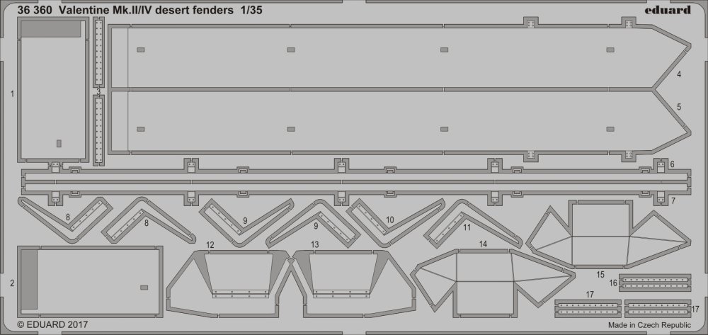 SET Valentine Mk.II/IV desert fenders (TAM)