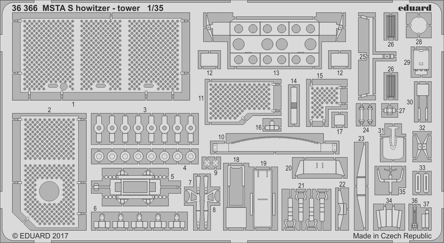 SET MSTA S howitzer - tower (ZVE)