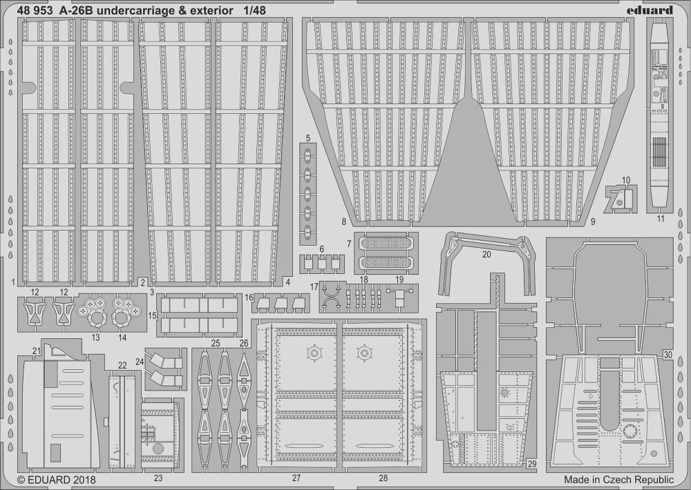 SET A-26B undercarriage & exterior (REV)