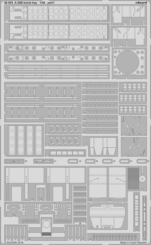 SET A-26B bomb bay (REV)