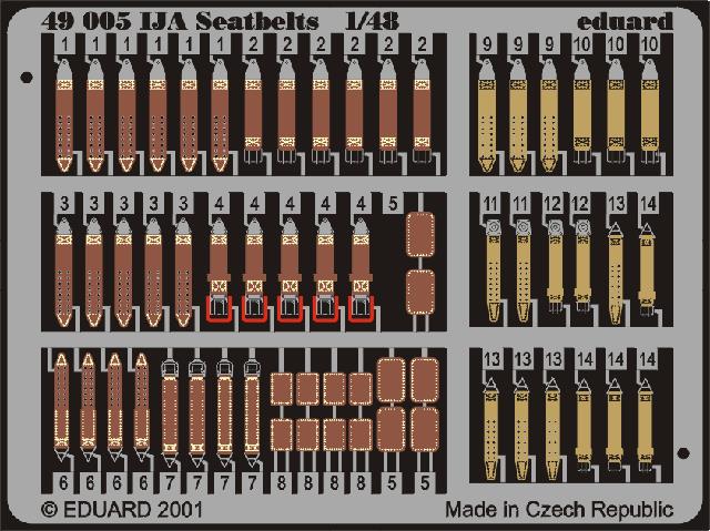 SET Seatb.IJA.WWII Color