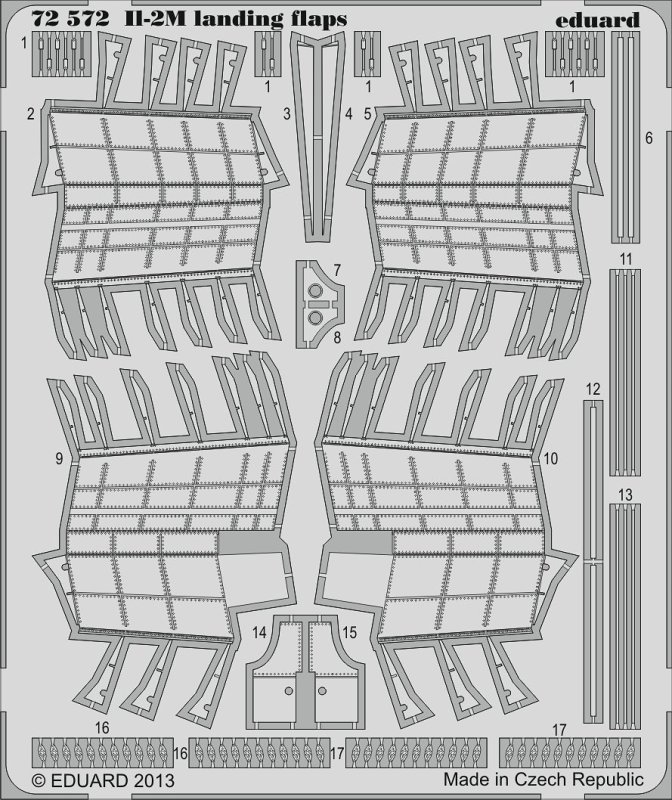 SET Il-2M landing flaps (ACAD)