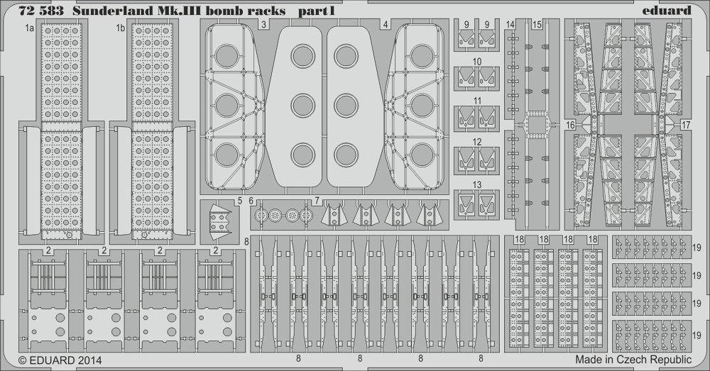 SET Sunderland Mk.III bomb racks (ITAL)