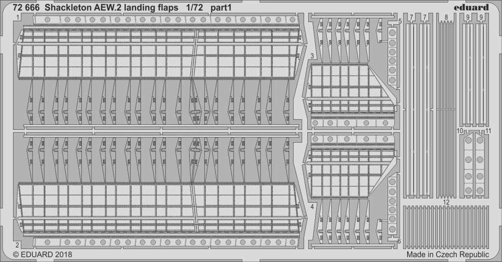 SET Shackleton AEW.2 landing flaps  (AIRF)