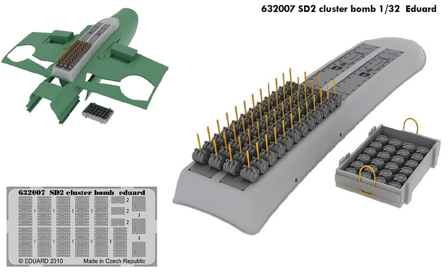 BRASSIN 1/32 SD2 cluster bomb (EDU)