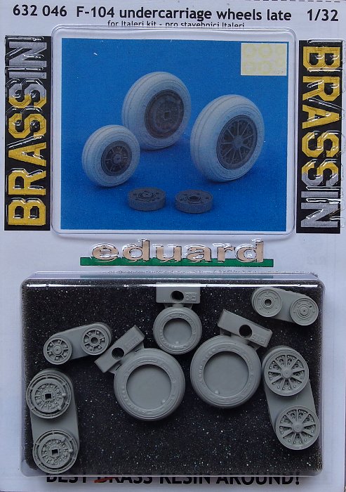 BRASSIN 1/32 F-104 undercarriage wheels late (ITA)