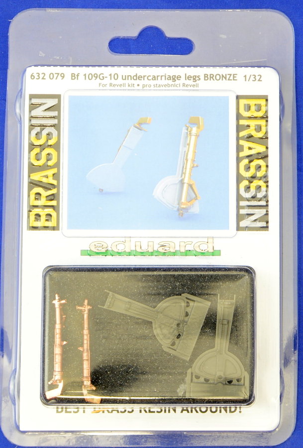 BRASSIN 1/32 Bf 109G-10 undercar.legs BRONZE (REV)