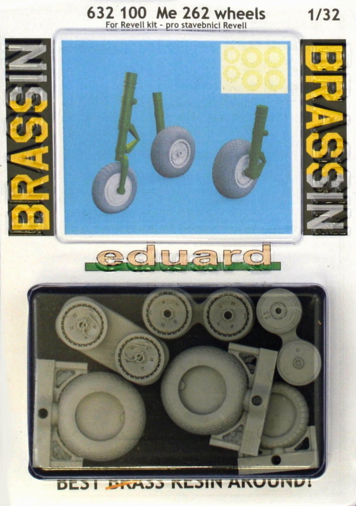 BRASSIN 1/32 Me 262 wheels (REV)